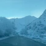 جاده کندوان سفیدپوش شده است