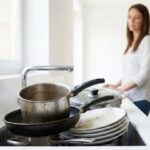 چرا نباید ظروف کثیف را شب تا صبح در سینک رها کنید؟