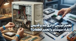تعمیر کیس اداری کند و قدیمی | ارتقاء سیستم یا تعمیر قطعات؟
