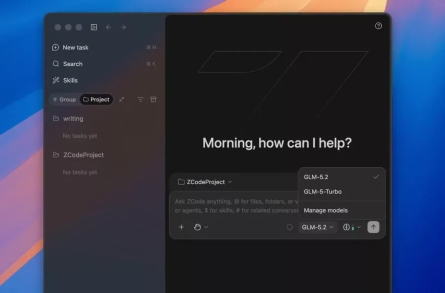 رقیب مدل‌های غربی در برنامه‌نویسی؛ شرکت چینی Z.ai از ابزار ZCode رونمایی کرد