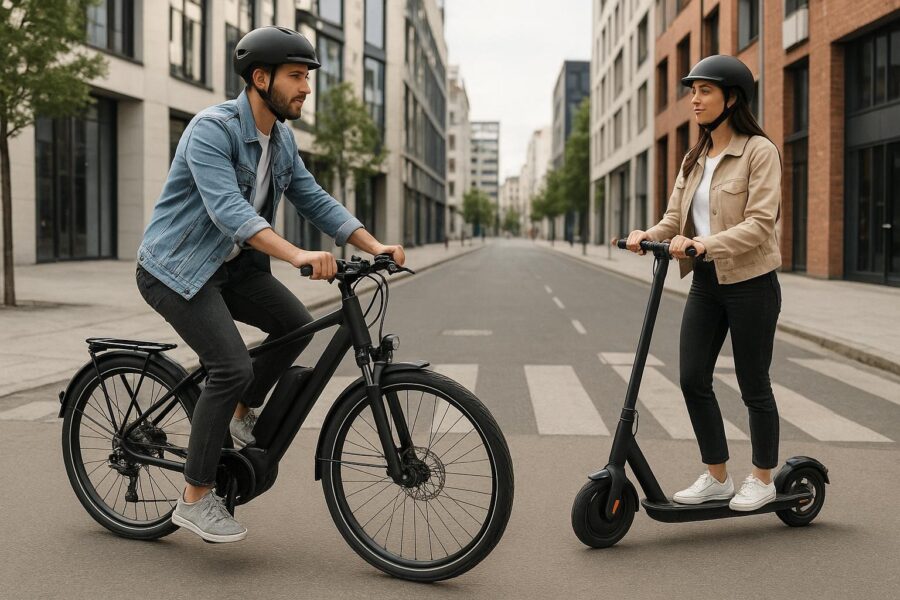 دوچرخه برقی بهتر است یا اسکوتر برقی؟
