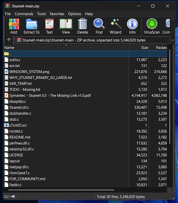 کد منبع بدافزار Stuxnet منتشر شد؛ شاهکاری تاریخی اما مخرب کدمنبع Stuxnet