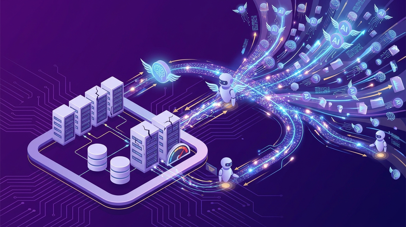 آیا معماری سنتی وب برای ترافیک AI Agent آماده است؟ بررسی DNS، امنیت و زیرساخت سرور.آیآر ارائه دهنده خدمات میزبانی وب